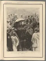 William Small, After the Diamond Jubilee service at St. Paul's, June 22, 1897 the Archbishop doing homage to Her Majesty