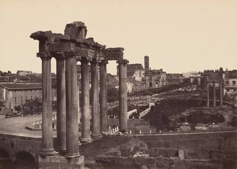 Gustave de Beaucorps, Rome, Vue Prise au Forum (Rome, View of the Forum)