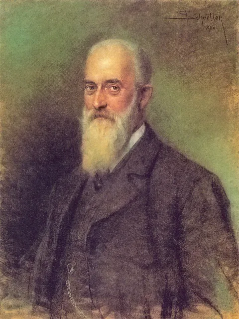 Josef Schretter, Portrait of the painter Carl Malchin