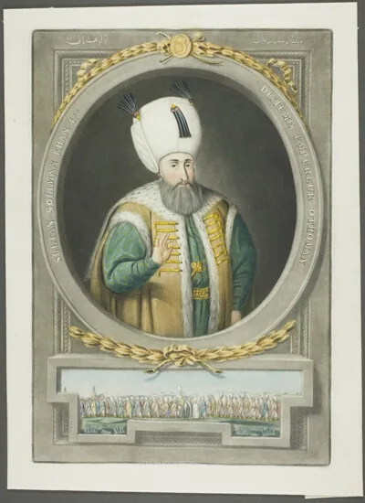 John Young, Soliman Kahn I, from Portraits of the Emperors of Turkey