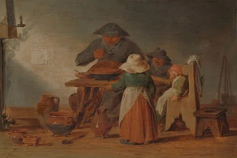 Jan Jansz. Buesem, Peasant meal