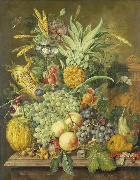 Jacobus Linthorst, Still Life with Fruit