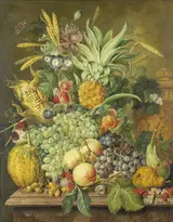 Jacobus Linthorst, Still Life with Fruit