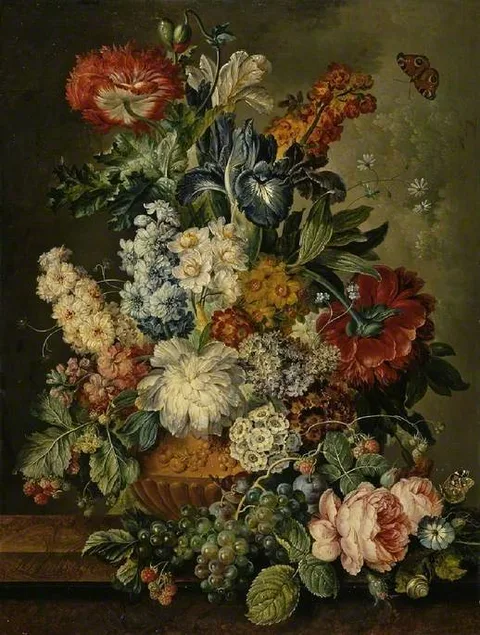 Jacobus Linthorst, Vase of flowers