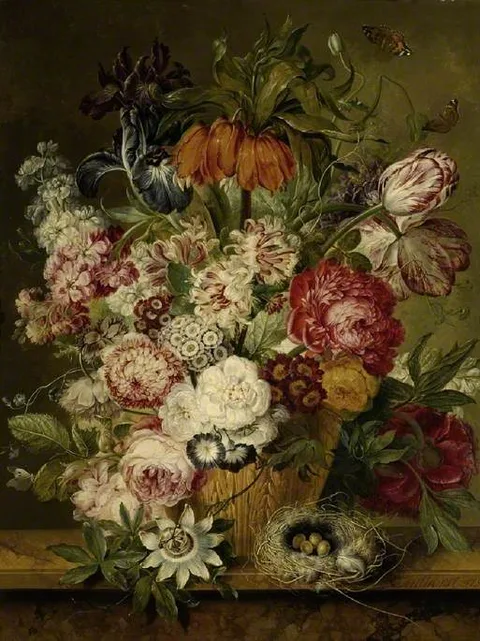 Jacobus Linthorst, Vase of flowers