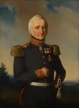 Bastiaan de Poorter, Huibert Gerard Baron Nahuys van Burgst (1782-1858). Lid van de Raad van Nederlands Oost Indië, in het uniform van generaal-majoor titulair