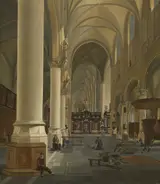 Joseph-Chrétien Nicolié, Interior of St. Paul's Church in Antwerp