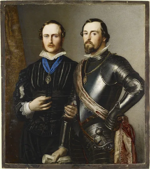 Robert Thorburn, Prince Albert (1819-1861) and Ernest II, Duke of Saxe-Coburg-Gotha (1818-1893)
