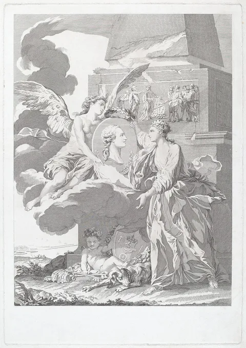 Louis Simon Lempereur, Allegorical Portrait of Pierre Buirette de Belloy