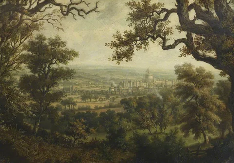 John Whichelo, View of Windsor and Eton Chapel