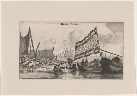 Cornelis Danckerts, A Seaport