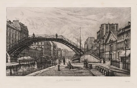 Lucien Gautier, Le Quai Jemmapes à Paris