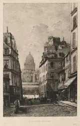 Lucien Gautier, La rue du Haut Pavé à Paris