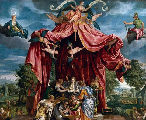 Parrasio Micheli, Allegory of the Birth of the Infante Don Fernando