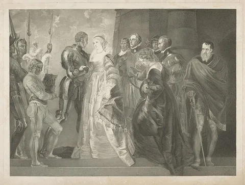 Thomas Ryder, Othello, Act II, Scene I, A Platform -- Desdemona, Othello etc.