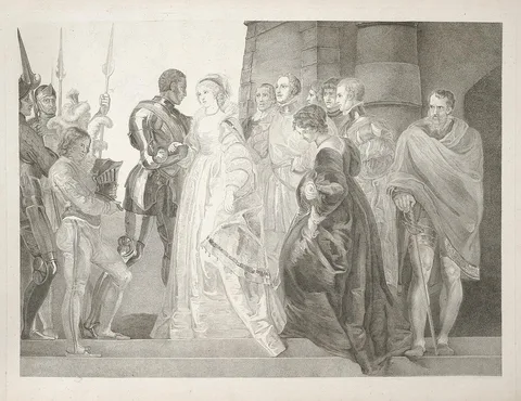 Thomas Ryder, Othello, Act II, Scene i, A Platform --- Desdemona, Othello etc.