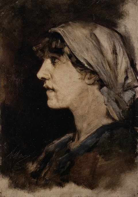 Armand Heins, Young Woman in Profile (study)