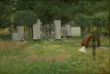 Armand Heins, The Old Graveyard in Wondelgem (Ghent)
