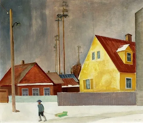 Michał Rouba, Yellow house.