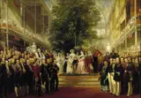 Henry Courtney Selous, The Opening of the Great Exhibition by Queen Victoria on 1 May 1851
