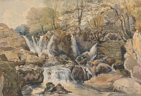 Aaron Edwin Penley, Watermill and Waterfalls