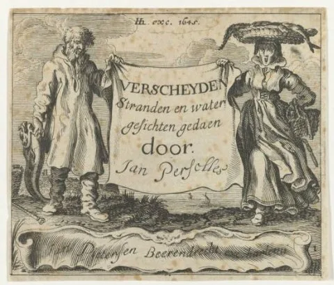 Gillis van Scheyndel, Duinlandschap met twee vissers