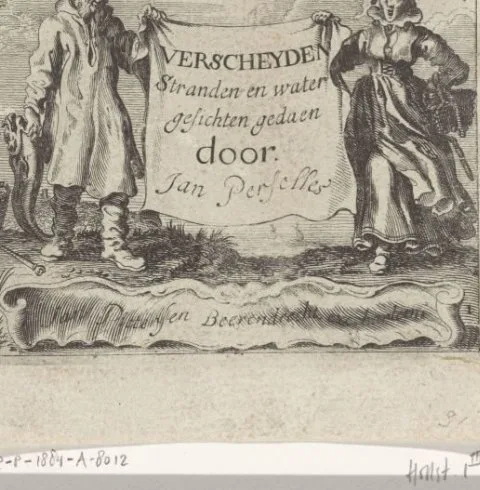 Gillis van Scheyndel, Duinlandschap met twee vissers