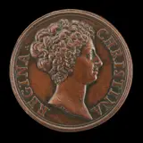 Giovanni Martino Hamerani, Christina of Sweden, 1626-1689, Queen 1632-1654 [obverse]