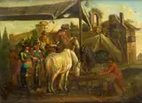 Johann Friedrich Morgenstern, A Horse Market
