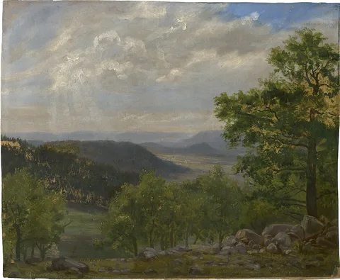 Ernst Gustav Doerell, Bohemian mountain landscape