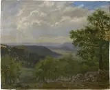 Ernst Gustav Doerell, Bohemian mountain landscape