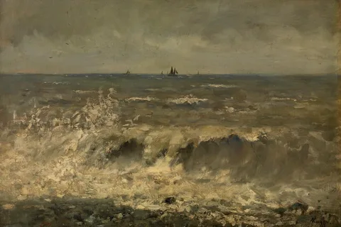Alfred de Knyff, Turbulent Sea