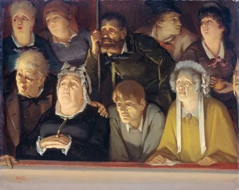 Hippolyte Michaud, Theaterpubliek