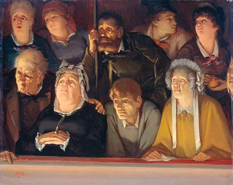Hippolyte Michaud, Theater Audience