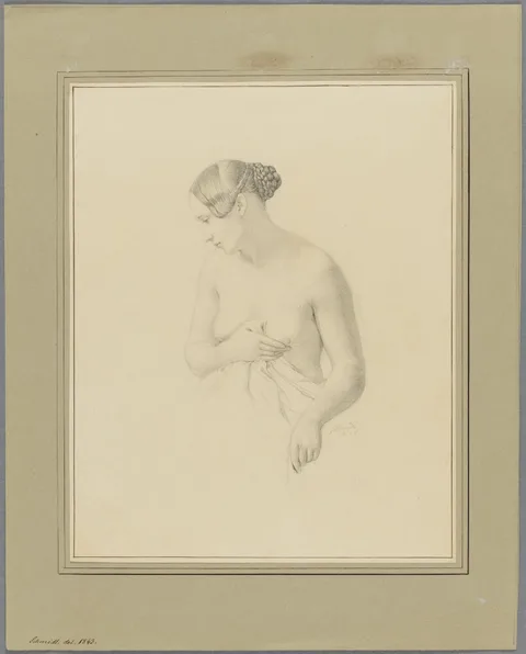 Ludvig August Smith, Seated Model