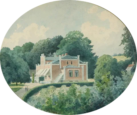 Johan Friderich Bergsøe, Damgard Manor near Fredericia.