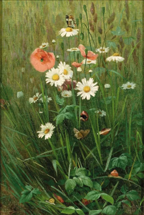 Carl Møller, Wild flowers.