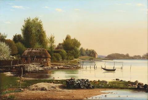 A. Thorenfeld, Landscape at Svendborg Sund.