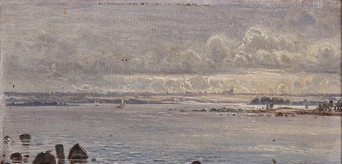A. Thorenfeld, Clouds over Roskilde Fiord.