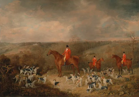 Dean Wolstenholme the elder, Lord Glamis and his Staghound
