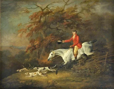 Dean Wolstenholme the elder, A Huntsman and Hounds Coming Out of Cover