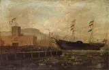 Hugh Frazer, Launch of the Steamship Aurora from Belfast Harbour