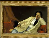 Hans Johan Frederik Berg, Man Reclining in a Turkish Robe