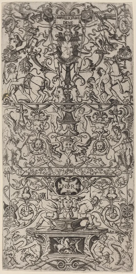 Nicoletto de Modène, Ornament Panel: Mars, God of Battles