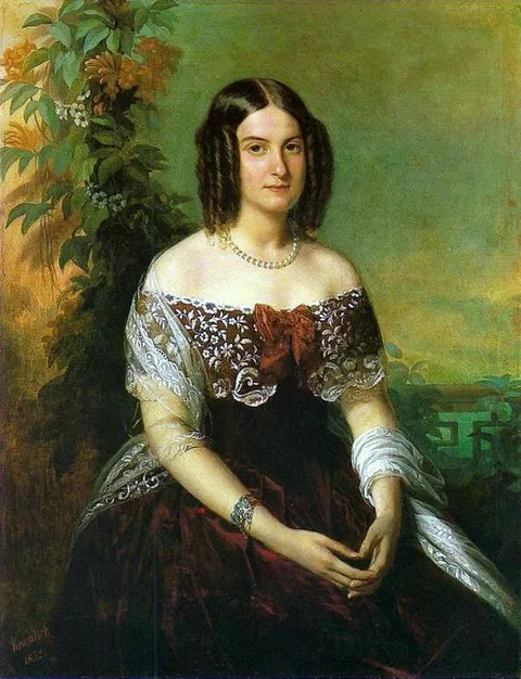 Ferdinand Krumholz, Portrait of the Countess of Iguaçu