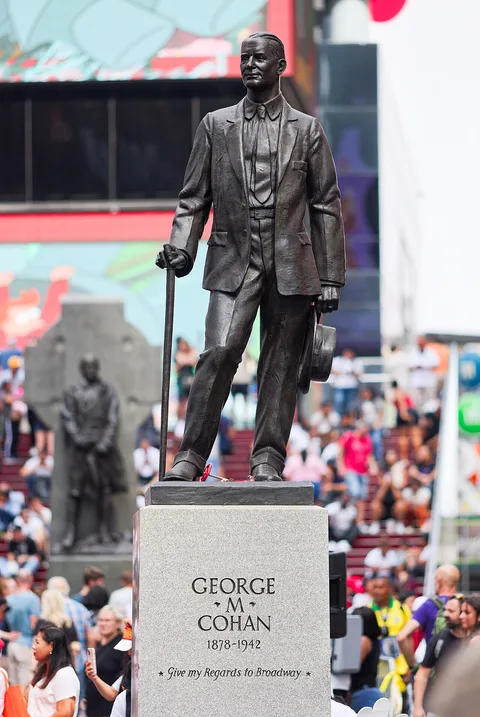 Georg John Lober, George M. Cohan statue
