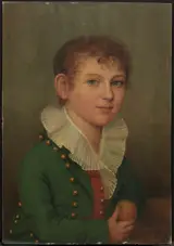 Ethan Allen Greenwood, A Young Boy (one of pair of portraits)