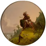 Jesse Talbot, Indian on a Cliff