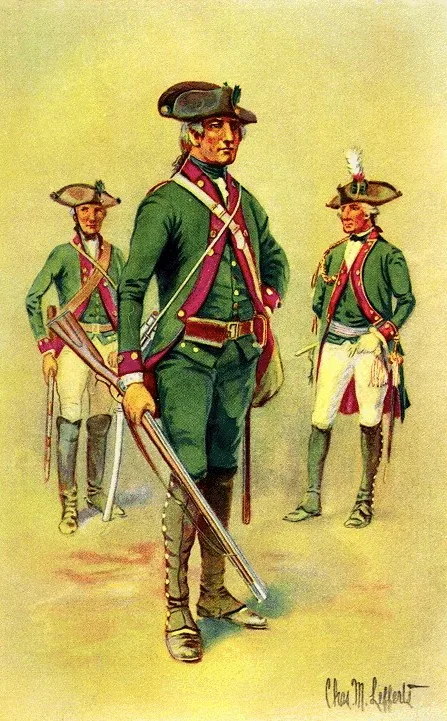 Charles M. Lefferts, Hessians jaeger; Uniforms of the American Revolution: Hesse-Cassel Corps