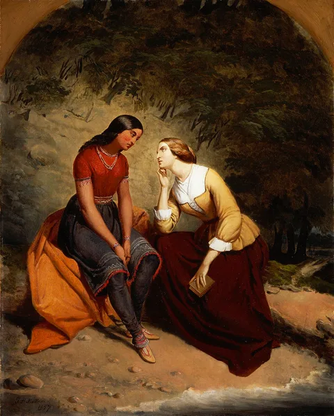 T. H. Matteson, The Meeting of Hetty and Hist